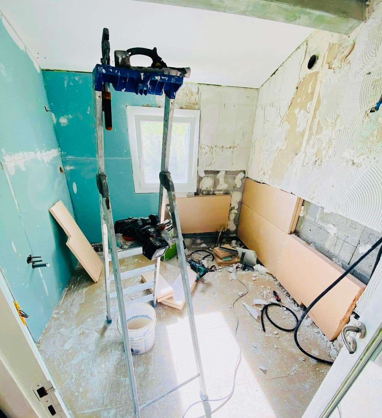 Démolition en cours
